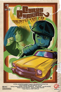 Variant Cover for Cyrus Perkins and the Haunted Taxi Cab #1