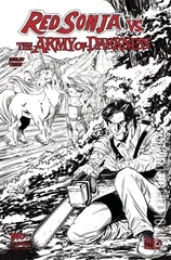 Variant Cover for Red Sonja vs. The Army of Darkness #2