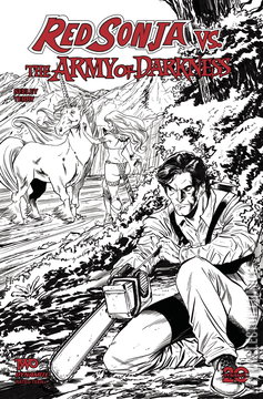 Variant Cover for Red Sonja vs. The Army of Darkness #2