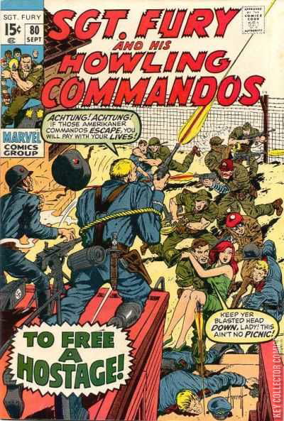 Cover art for Sgt. Fury and His Howling Commandos #80