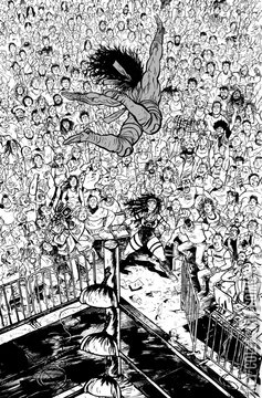 Variant Cover for Do A Powerbomb: Black & White #1