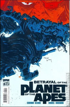 Variant Cover for Betrayal of the Planet of the Apes #4