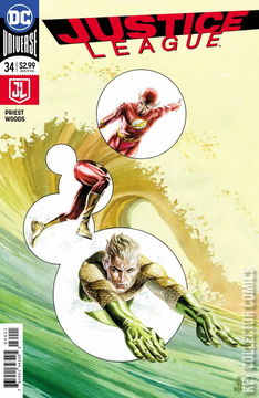 Variant Cover for Justice League #34