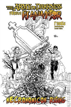 Variant Cover for Army of Darkness vs. Reanimator: Necronomicon Rising #3