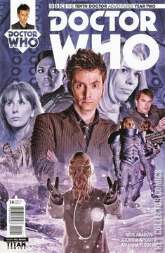 Variant Cover for Doctor Who: The Tenth Doctor - Year Two #14