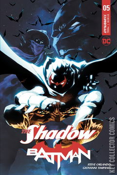 Variant Cover for The Shadow / Batman #5