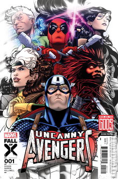 Variant Cover for Uncanny Avengers: Fall of X #1