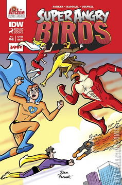 Variant Cover for Super Angry Birds #4