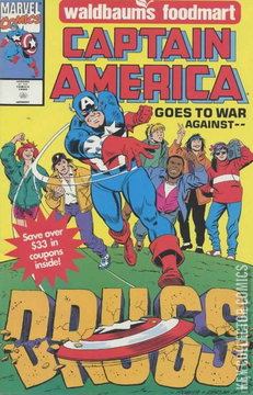 Variant Cover for Captain America Goes to War Against Drugs #1