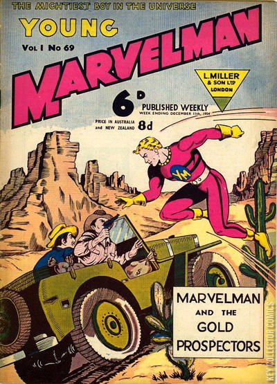Cover art for Young Marvelman #69 