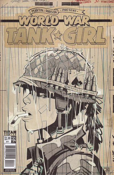 Variant Cover for World War Tank Girl #4