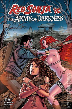 Variant Cover for Red Sonja vs. The Army of Darkness #5