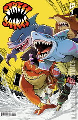 Variant Cover for Street Sharks #3