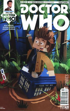 Variant Cover for Doctor Who: The Tenth Doctor - Year Three #3