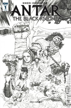 Variant Cover for Antar the Black Knight #1