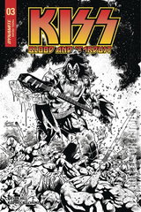 Variant Cover for KISS: Blood and Stardust #3