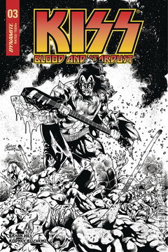 Variant Cover for KISS: Blood and Stardust #3