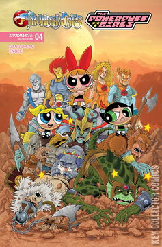 Variant Cover for Thundercats / Powerpuff Girls #4