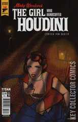 Cover for Minky Woodcock: The Girl Who Handcuffed Houdini #3