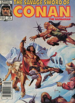 Variant Cover for Savage Sword of Conan, The #132