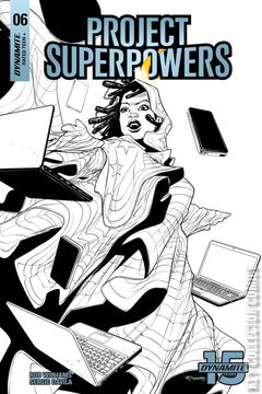 Variant Cover for Project Superpowers #6