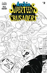 Variant Cover for Archie Superteens vs. Crusaders #2