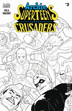 Variant Cover for Archie Superteens vs. Crusaders #2