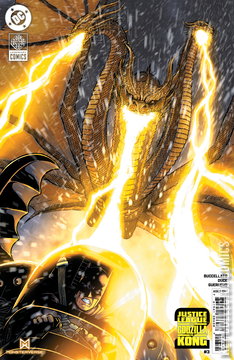 Variant Cover for Justice League vs. Godzilla vs. Kong #3