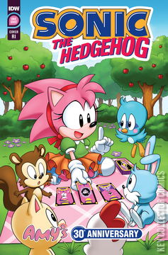 Variant Cover for Sonic the Hedgehog: Amy's 30th Anniversary #1