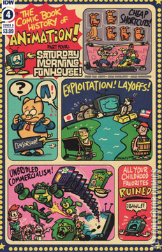 Variant Cover for The Comic Book History of Animation #4