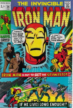 Variant Cover for Iron Man #34