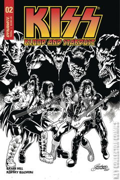 Variant Cover for KISS: Blood and Stardust #2