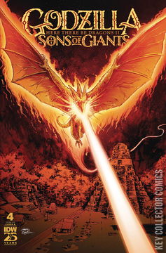 Variant Cover for Godzilla: Here There Be Dragons II - Sons of Giants #4