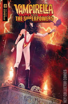 Variant Cover for Vampirella vs. Superpowers #3