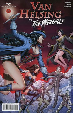 Variant Cover for Van Helsing vs. The Werewolf #5