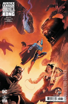 Variant Cover for Justice League vs. Godzilla vs. Kong #1