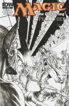 Variant Cover for Magic the Gathering: The Spell Thief #1