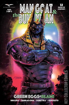 Variant Cover for Man Goat and the Bunnyman: Green Eggs & Blam #3