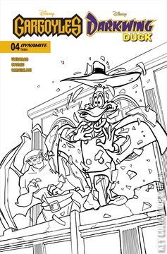 Variant Cover for Gargoyles / Darkwing Duck #4