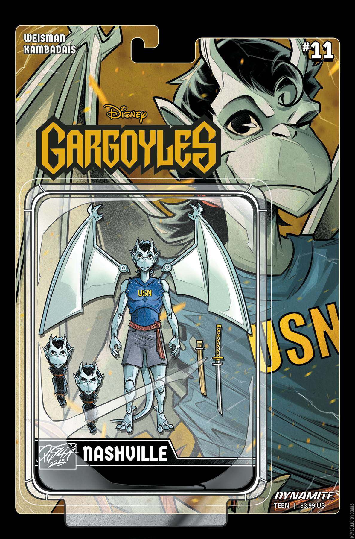 Variant Cover for Gargoyles #11