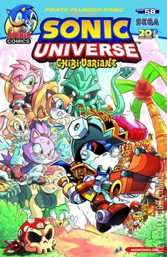 Variant Cover for Sonic Universe #58