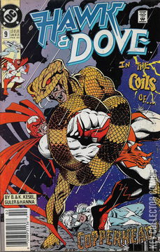 Variant Cover for Hawk and Dove #9