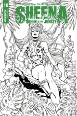 Variant Cover for Sheena, Queen of the Jungle #10