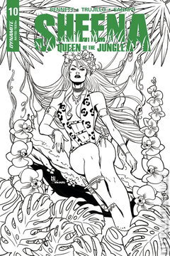 Variant Cover for Sheena, Queen of the Jungle #10