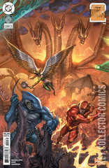 Variant Cover for Justice League vs. Godzilla vs. Kong #4