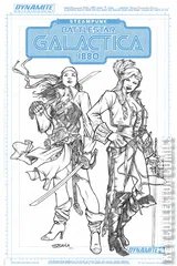 Variant Cover for Battlestar Galactica: Steampunk 1880 #4