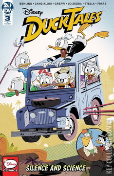 Variant Cover for DuckTales: Silence and Science #3
