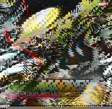 Variant Cover for Marvel: Black, White & Blood and Guts #1