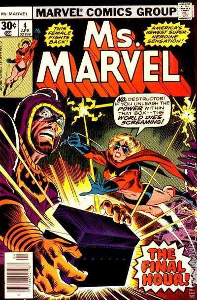 Rare Marvel Comics Ms Marvel 1 NM 1977 UK 10 Pence Variant Key outlet Book Romita HG