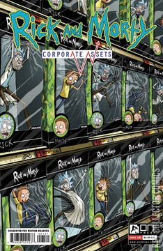 Variant Cover for Rick and Morty: Corporate Assets #1